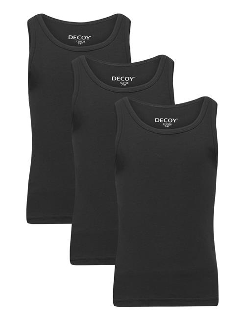 Decoy Decoy Girls 3-Pack Singlet Black Decoy