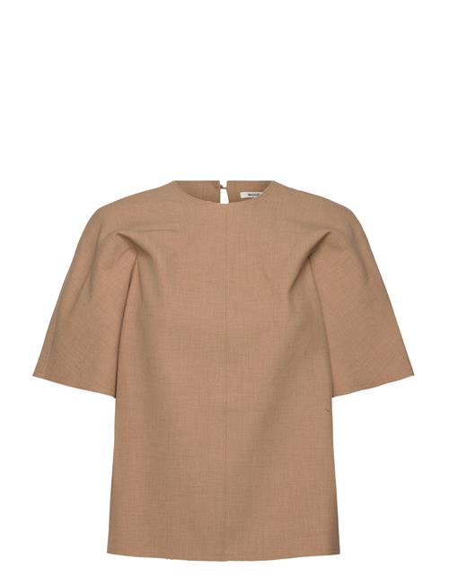 Wood Wood Jay Heavy Drapy Top Brown Wood Wood