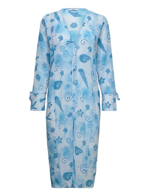 Envii Enkorfu Ls Lon Top Aop 7018 Blue Envii