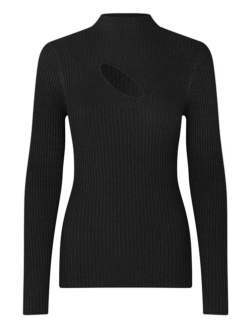 Second Female Sanka Knit T-Neck Black Second Female